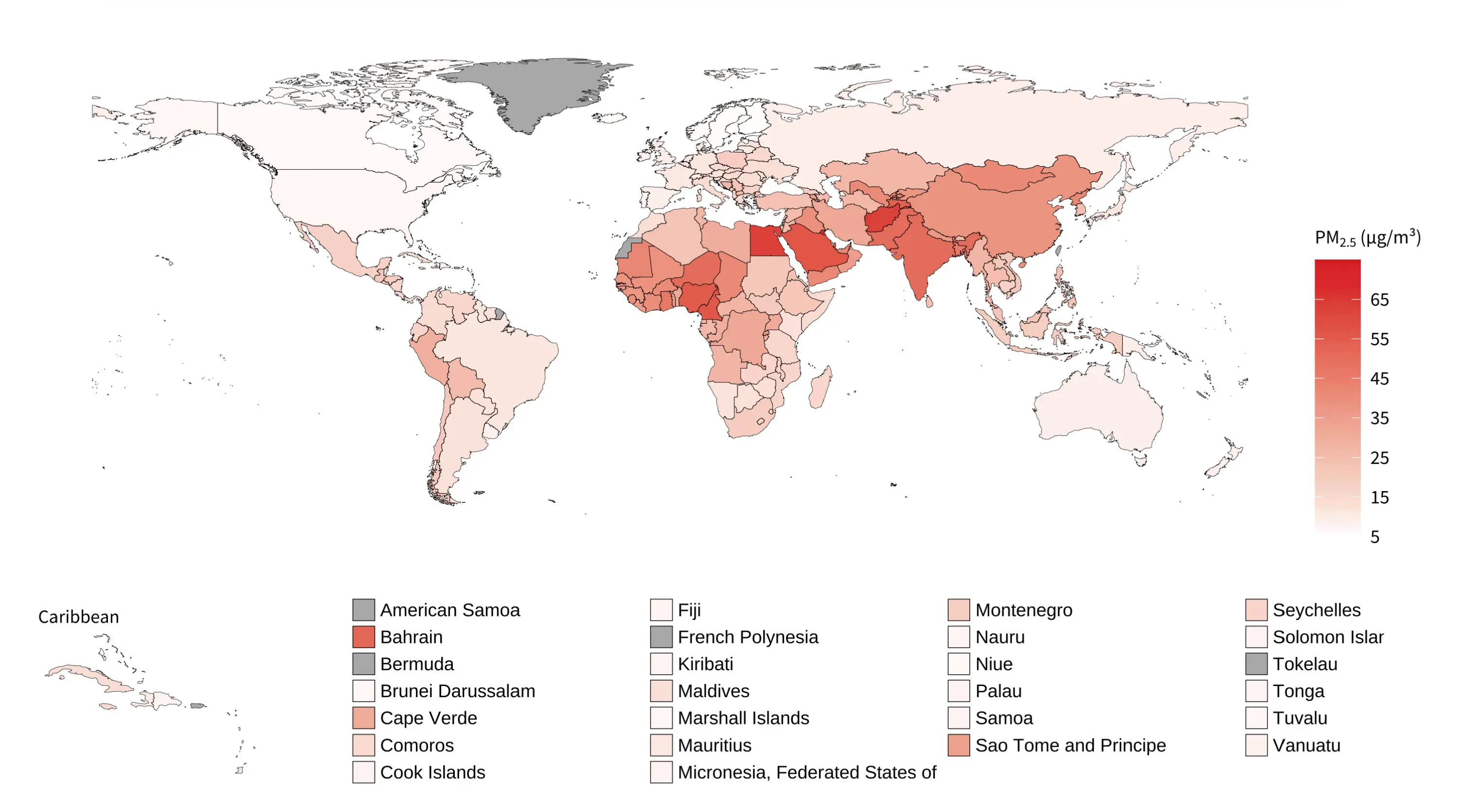 Number of IHD and stroke deaths (left panels) and age-standardized mortality rates (per 100,000 people) (right panels) attributable to ambient air pollution for both sexes and WHO regions.