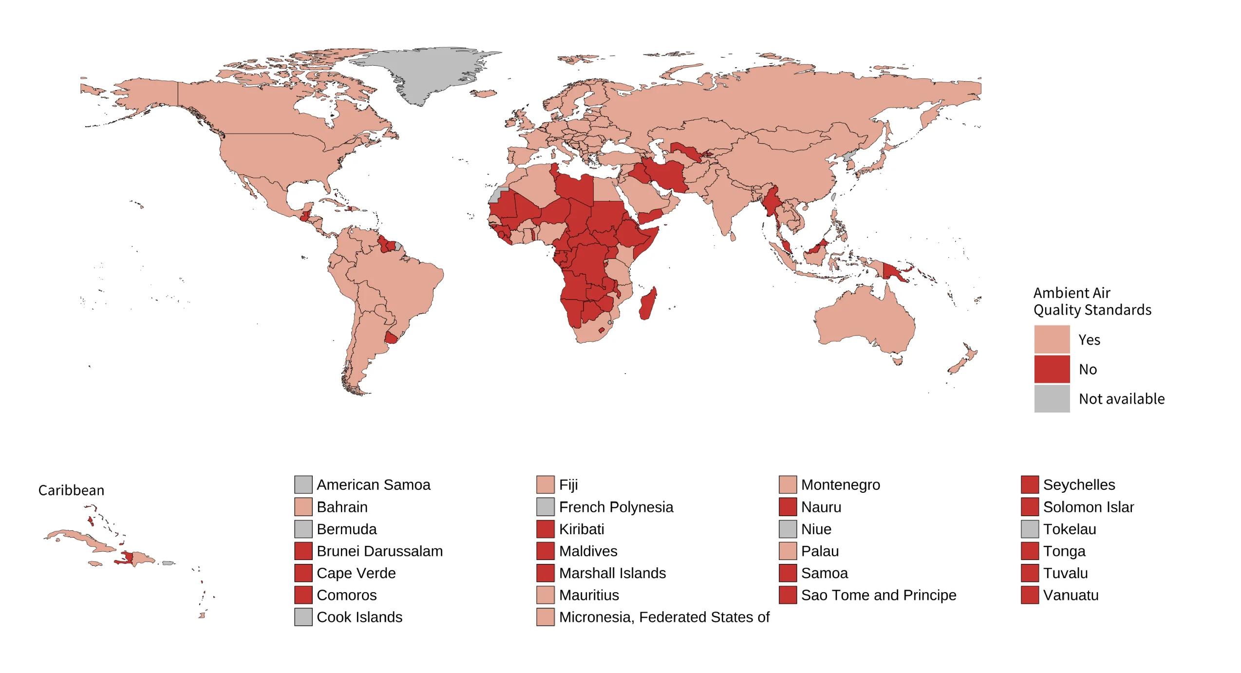 Number of IHD and stroke deaths (left panels) and age-standardized mortality rates (per 100,000 people) (right panels) attributable to ambient air pollution for both sexes and WHO regions.