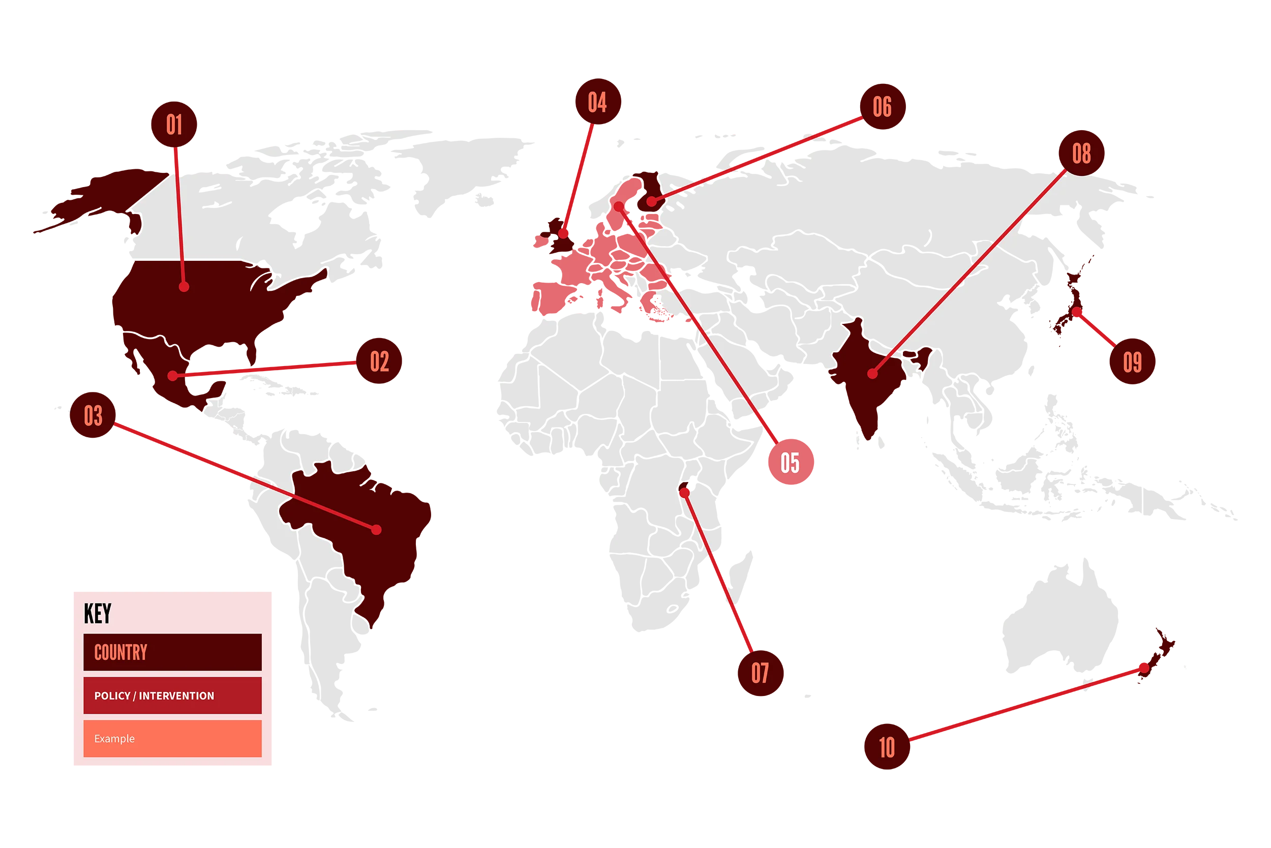 Number of IHD and stroke deaths (left panels) and age-standardized mortality rates (per 100,000 people) (right panels) attributable to ambient air pollution for both sexes and WHO regions.