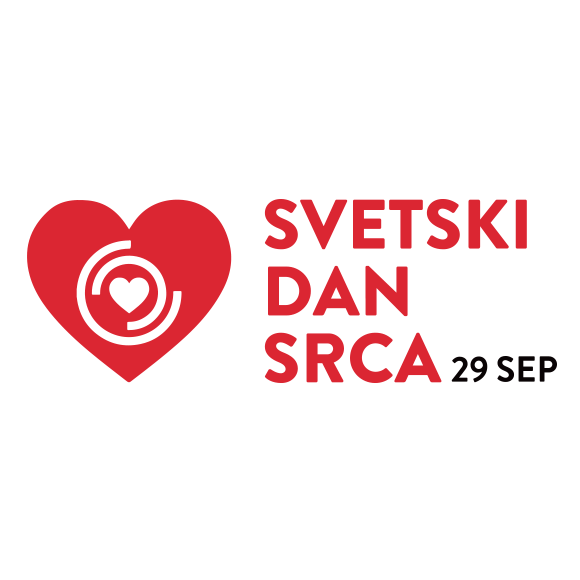 World heart day logo in Serbian