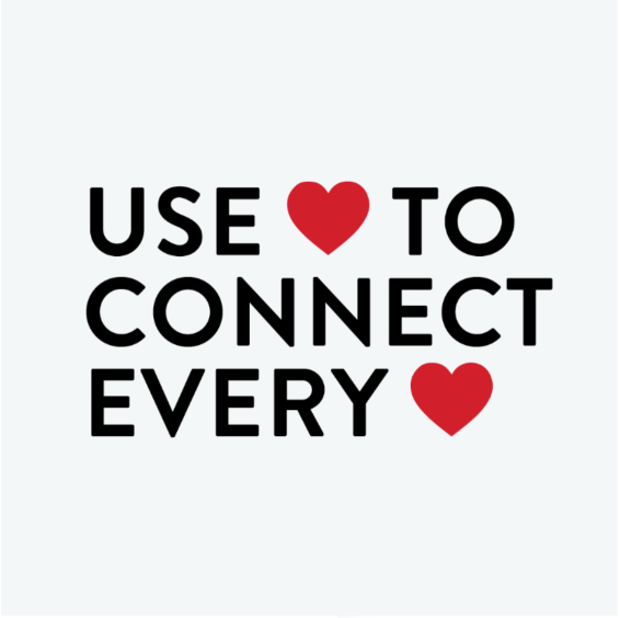 use hear to connect every heart banner