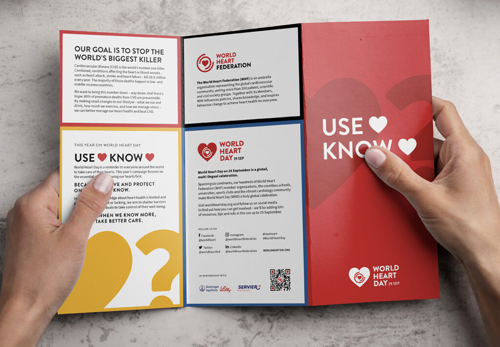 World Heart Day 2023 campaign leaflet material