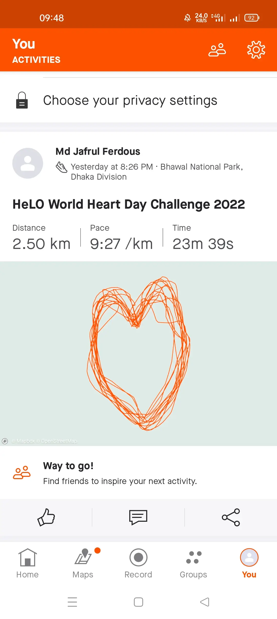 HeLO World Heart Day Challenge 2022