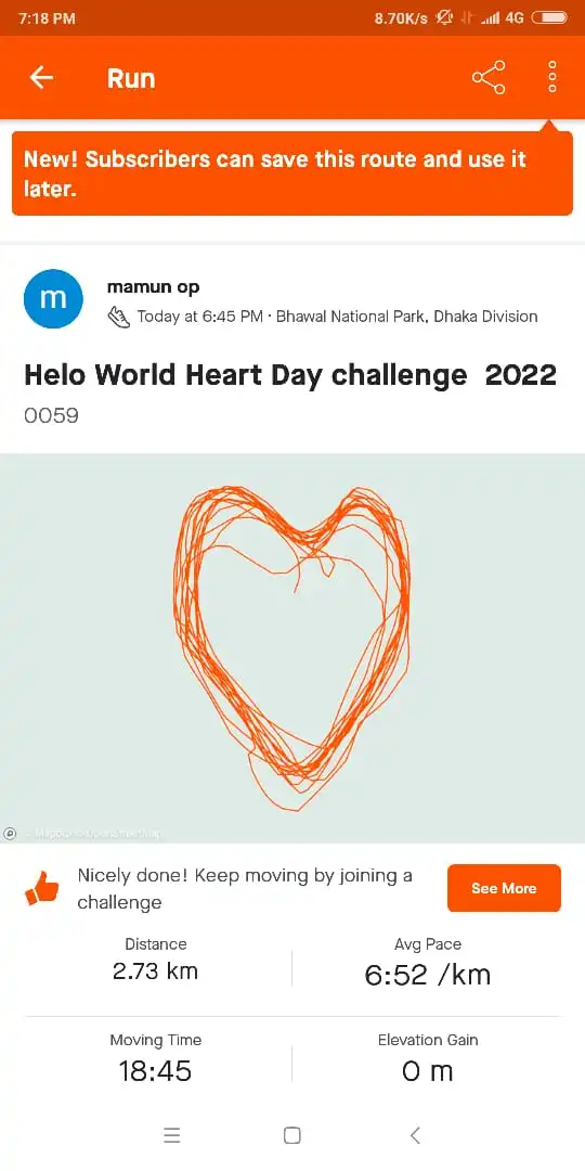 Helo World Heart Day challenge 2022