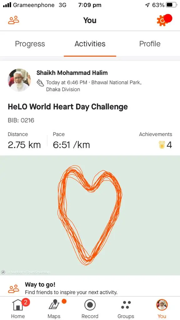 HeLO World Heart Day Challenge