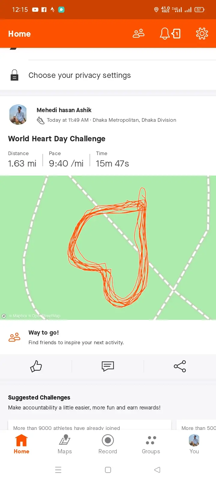 World Heart Day Challenge