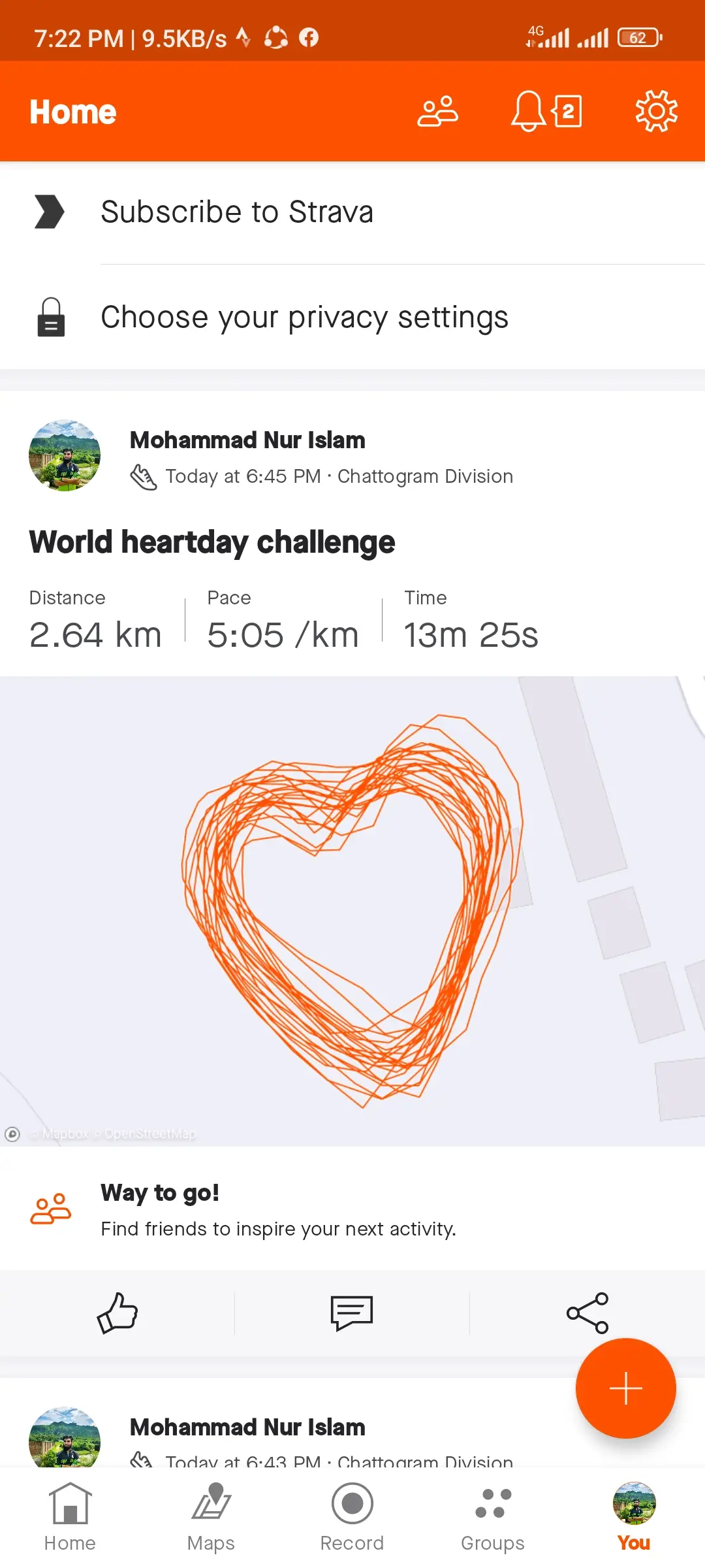 World heartday challenge