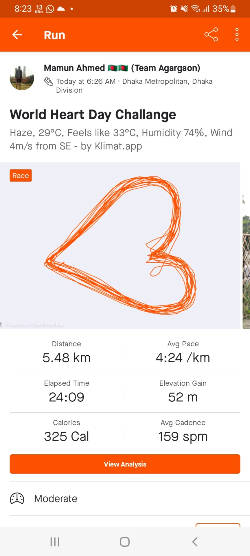 World Heart Day Challange