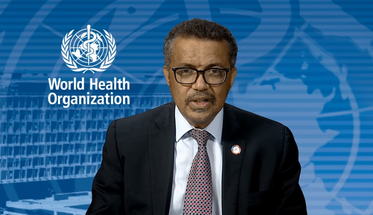 portrait image of WHO Director-General Tedros