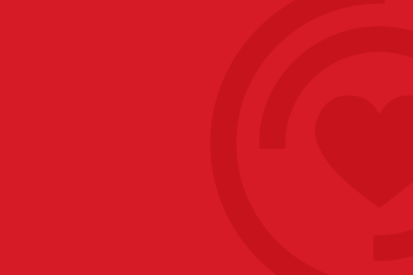 red background