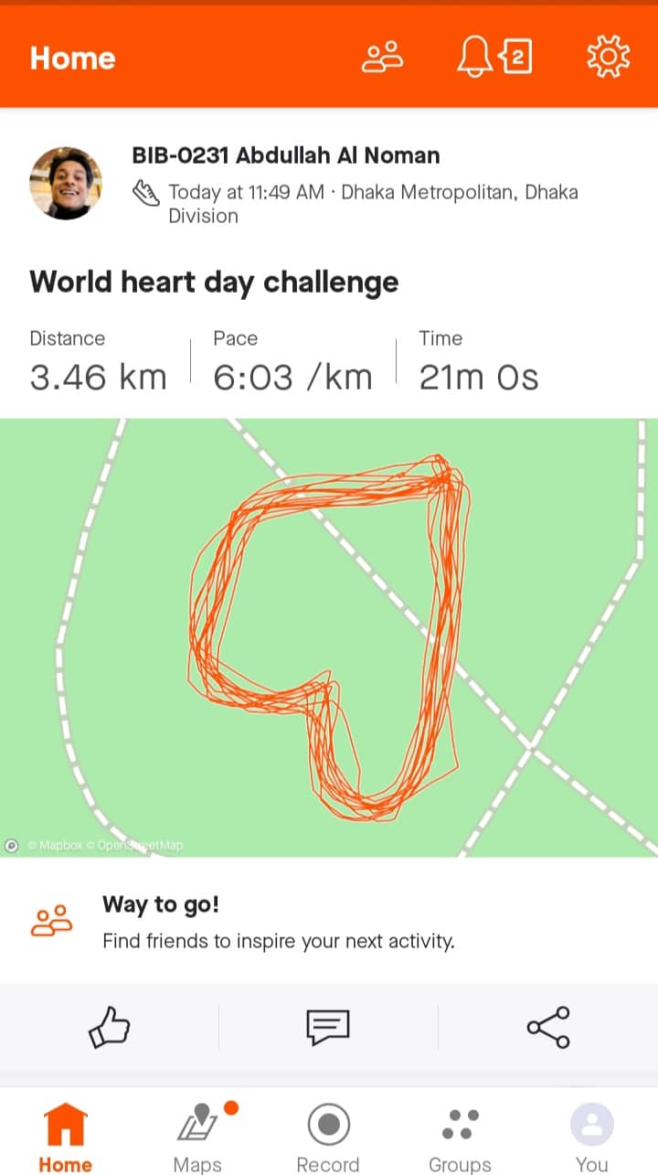 World heart day challenge