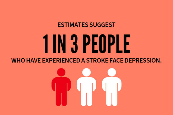 1 in 3 people who have experienced a stroke face depression