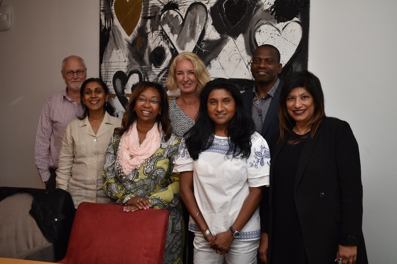 WHF President Elect Karen Sliwa and other NCD experts meet the members of the Department of Health in South Africa