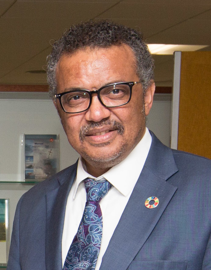 a portrait image of Dr Tedros