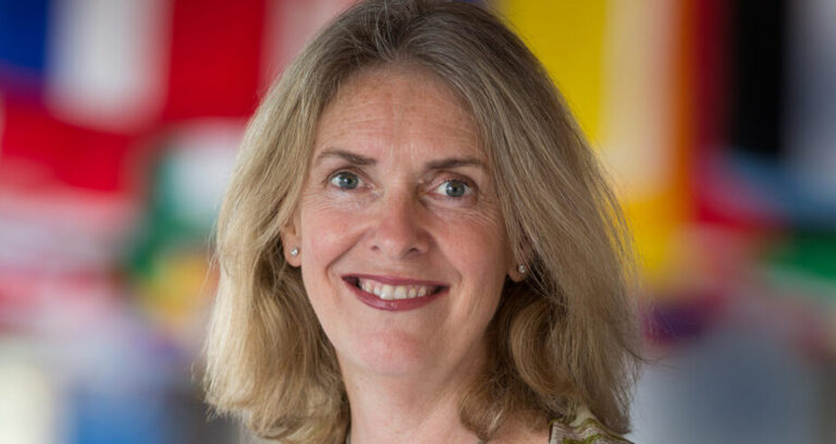 A portrait image of Fiona Bull