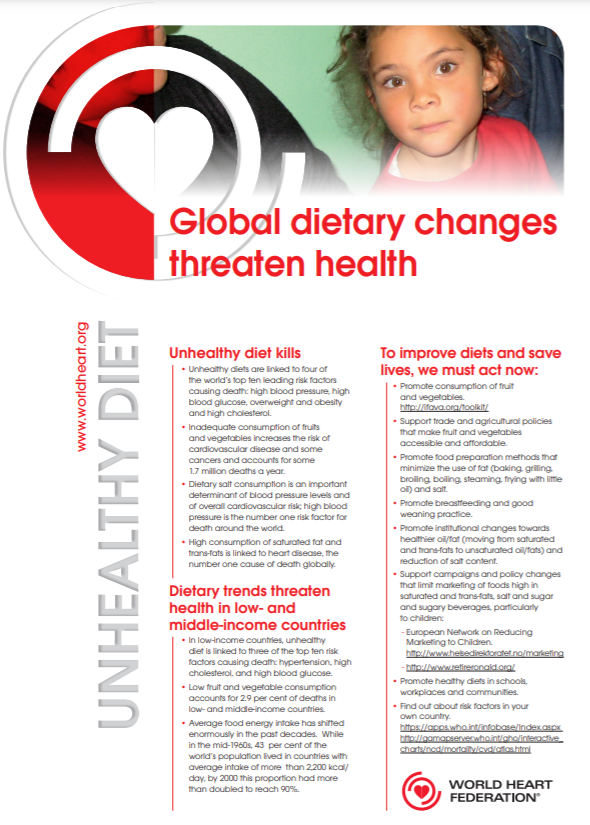 Global dietary changes threaten health