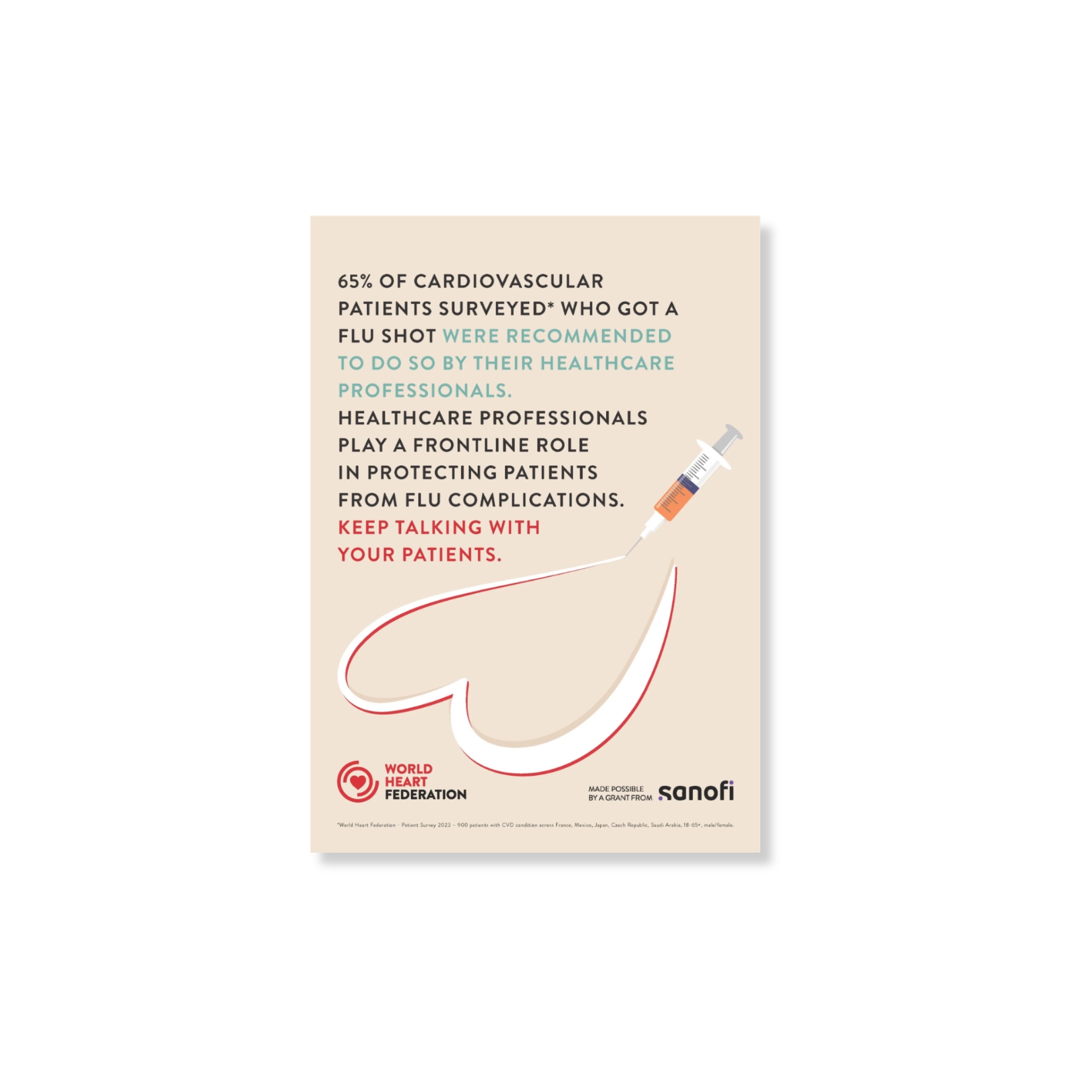 Influenza vaccination poster