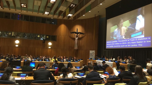 WHF attends UN Interactive Hearing on NCDs