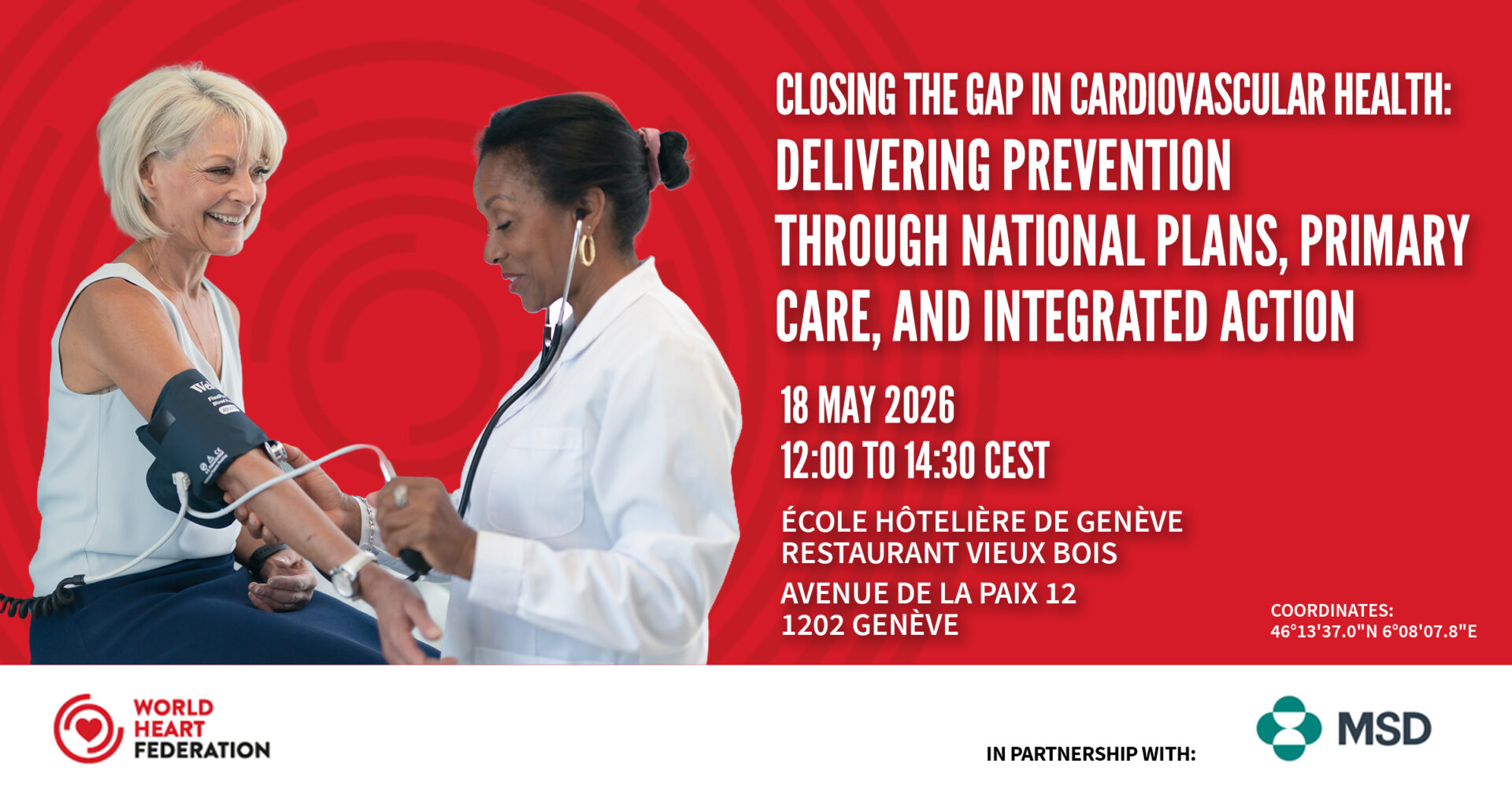 79th World Health Assembly – joint event on Closing the Gap in Cardiovascular Health: Delivering Prevention through National Plans, Primary Care, and Integrated Action