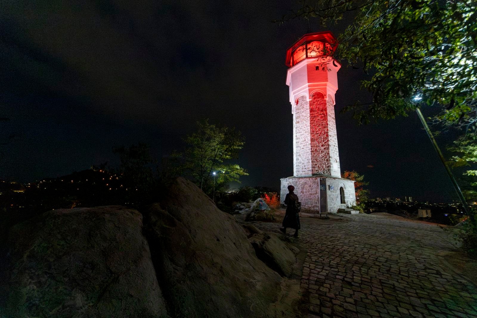 Clock Tower on Sahat Tepe, Plovdiv, Bulgaria
