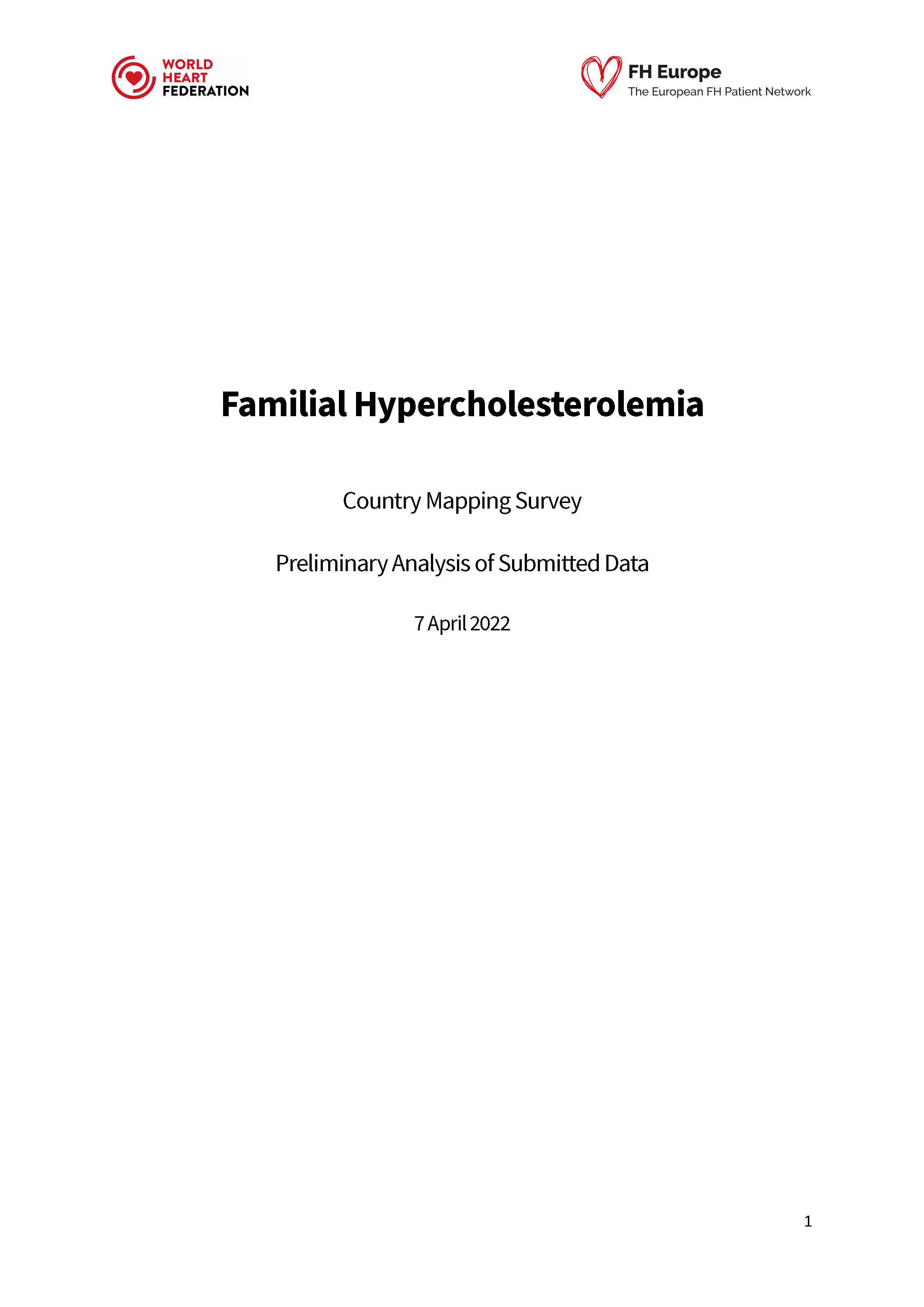 Familial Hypercholesterolemia data report