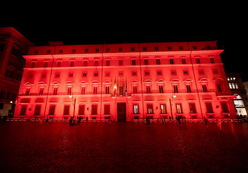 Palazzo Chigi, Rome, Italy