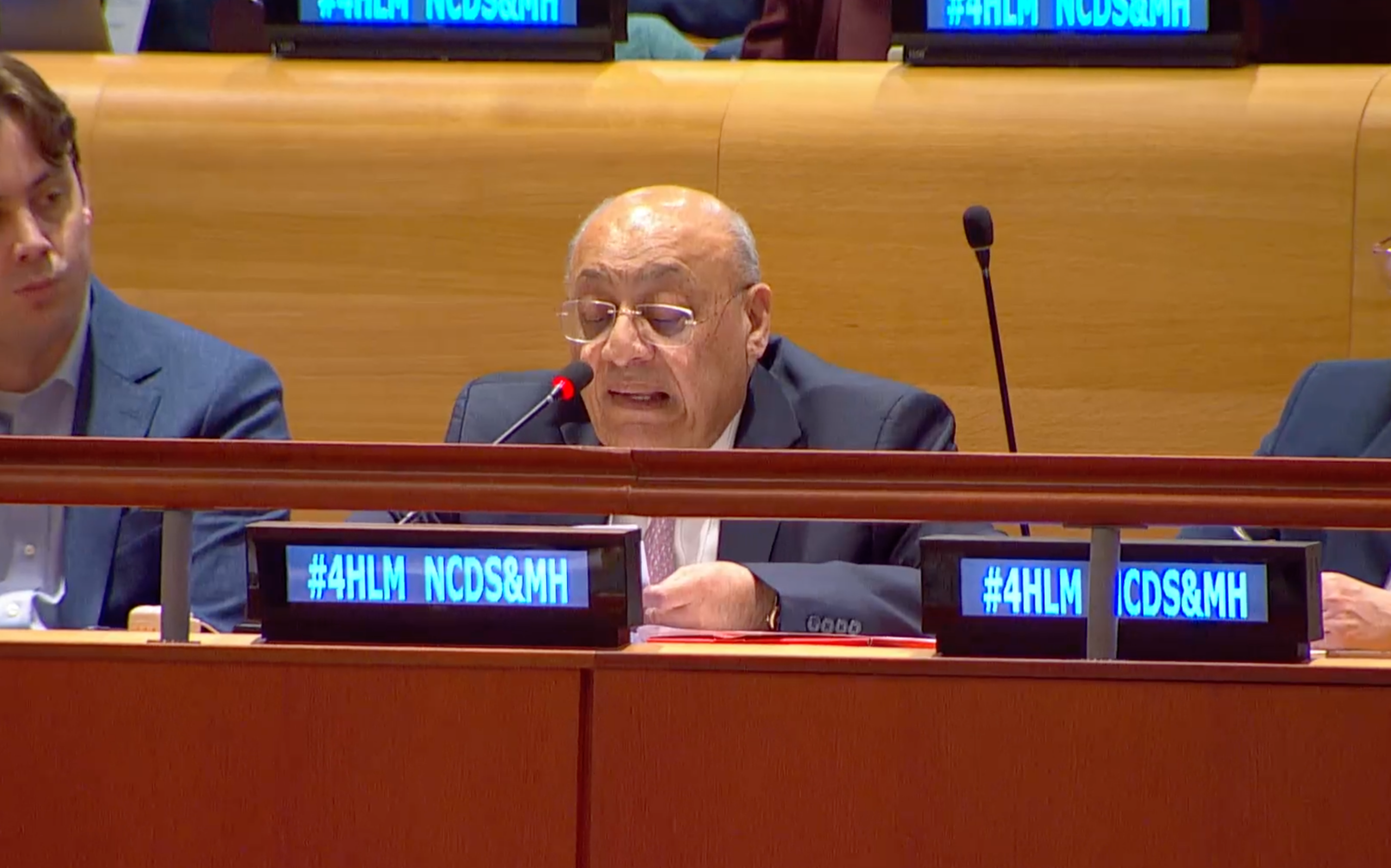 WHF President Prof. Jagat Narula Delivers Key Statement at UN Hearing on NCDs and Mental Health
