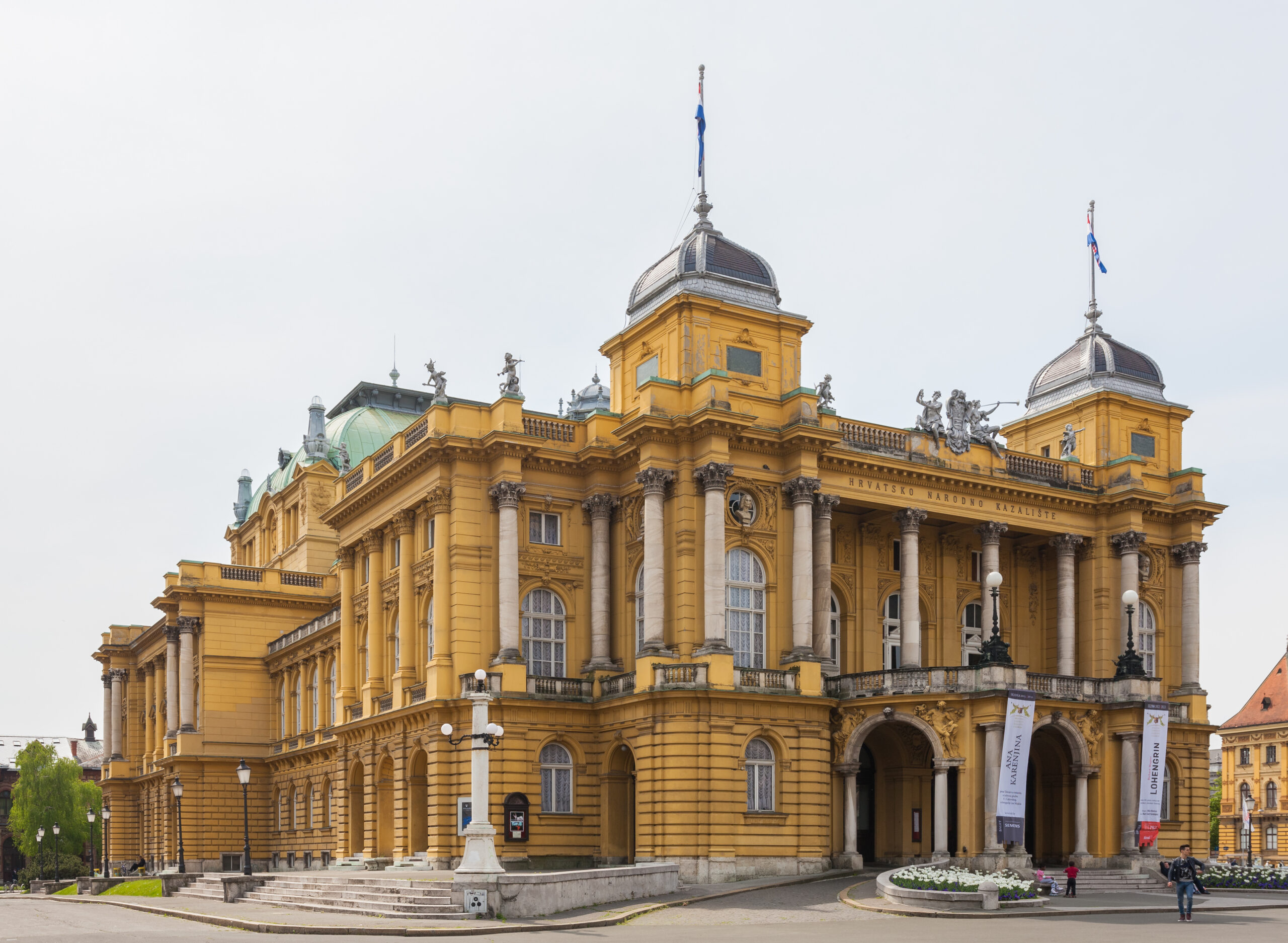 The Croatian National Theatre in Zagreb