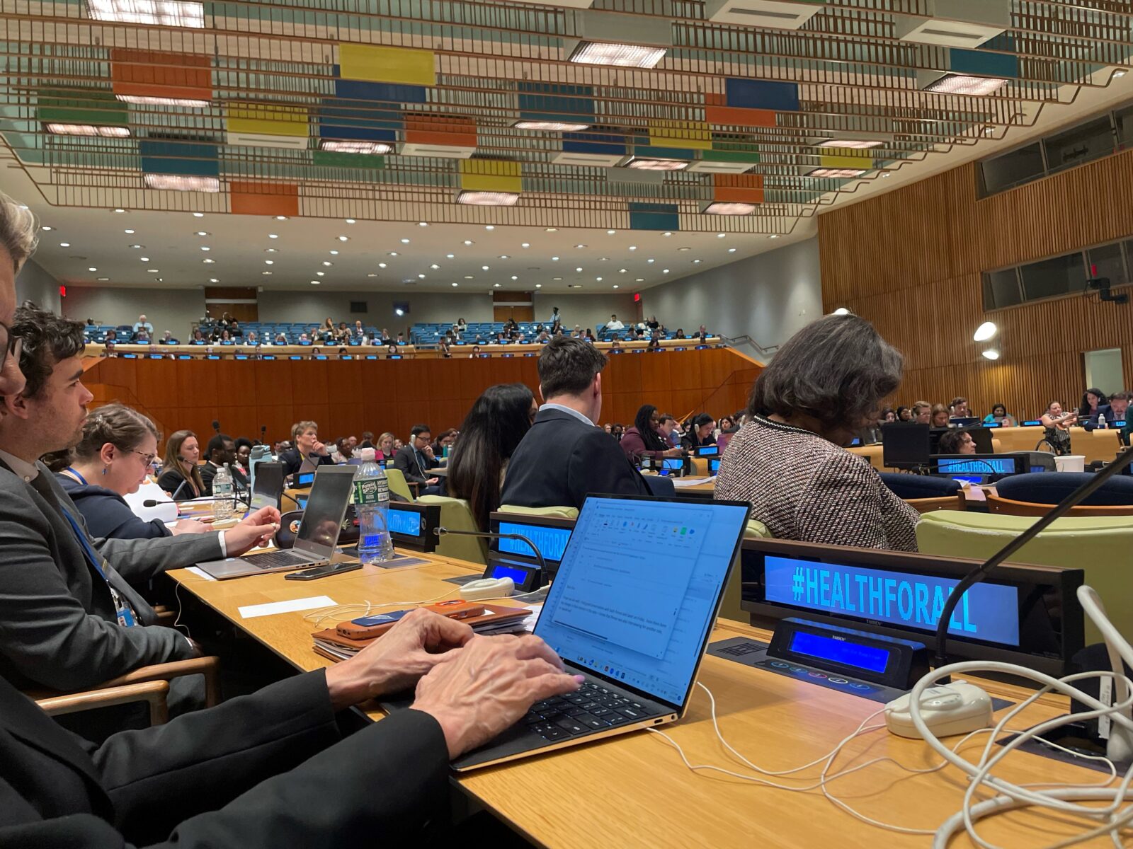 Professionals congregate for the UHC in May 2023