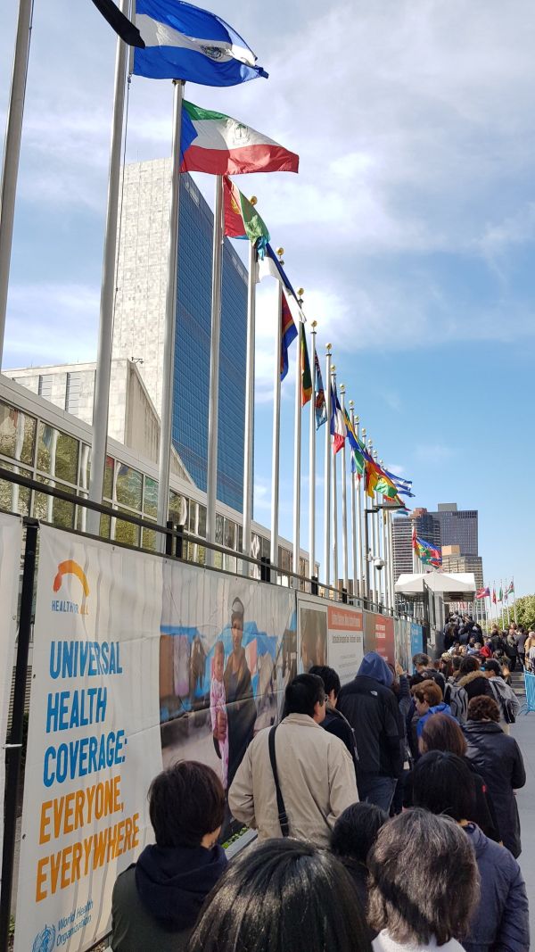 WHF attends UN Interactive Hearing on UHC