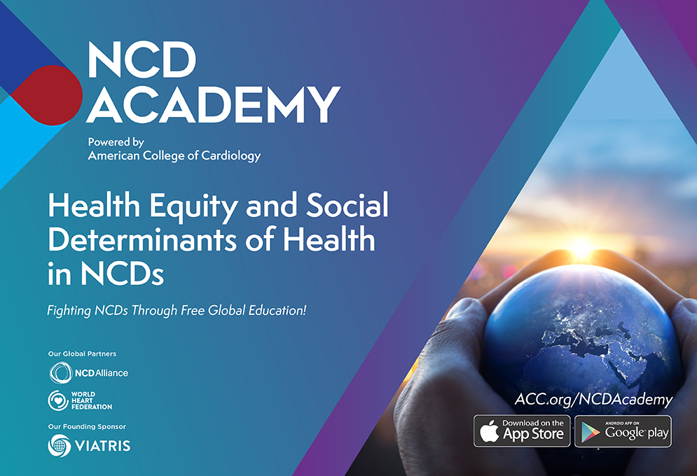 NCD Academy Launches new Health Equity and Social Determinants of Health course