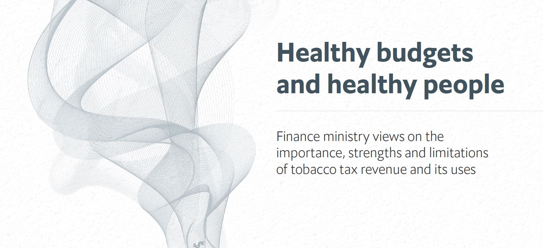 Healthy Budgets, Healthy People: a discussion with Ministers of Finance on Fiscal Policies for Health