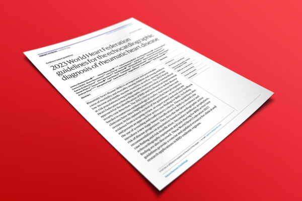 Announcing the new WHF Guidelines for the Echocardiographic Diagnosis of Rheumatic Heart Disease