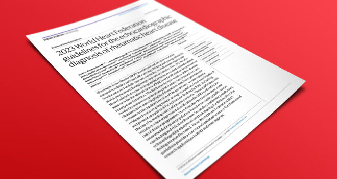 Announcing the new WHF Guidelines for the Echocardiographic Diagnosis of Rheumatic Heart Disease