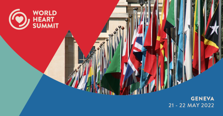 World Heart Summit Geneva 2022 banner