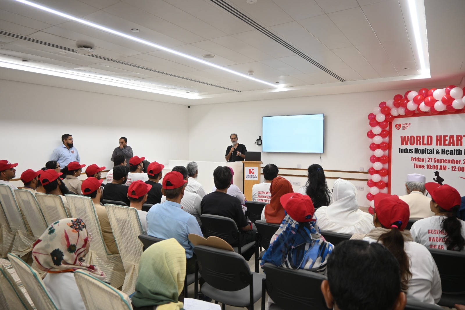 1ST WORLD HEART DAY CELEBERATION AT THE INDUS HOSPITAL