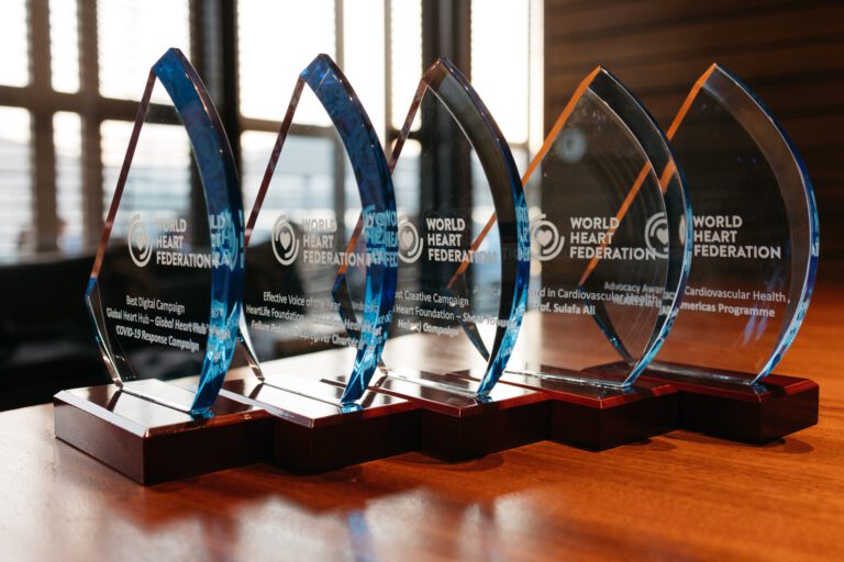 World Heart Awards 2022 trophies