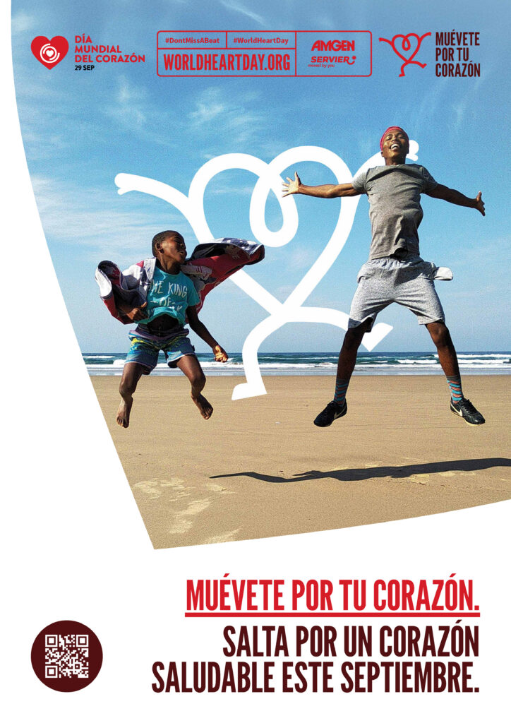 World Heart Day – Don’t Miss a Beat Poster 10 – Spanish