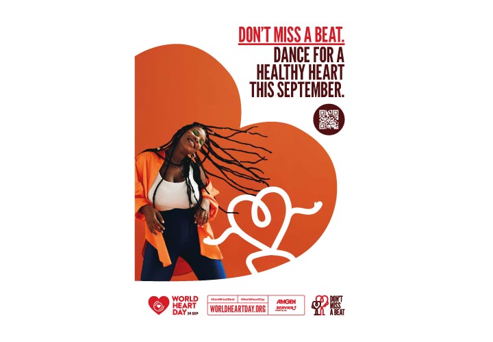 World Heart Day – Don’t Miss a Beat Poster 3