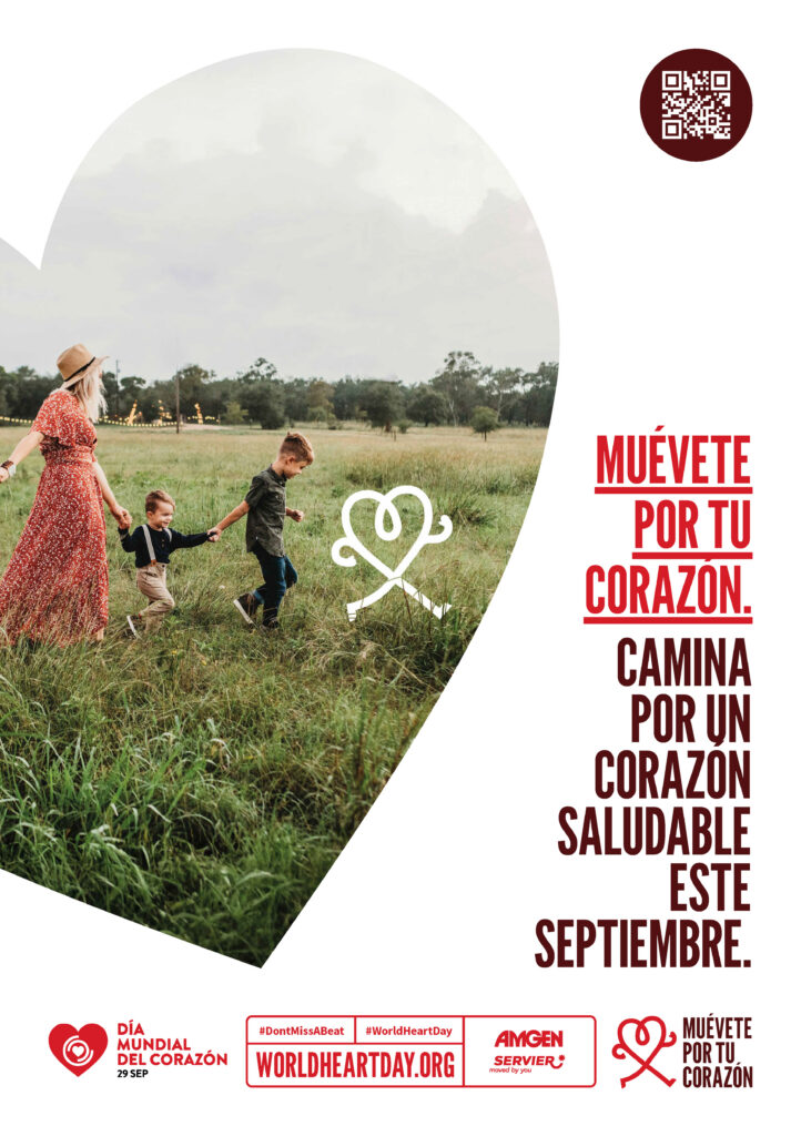 World Heart Day – Don’t Miss a Beat Poster 5 – Spanish