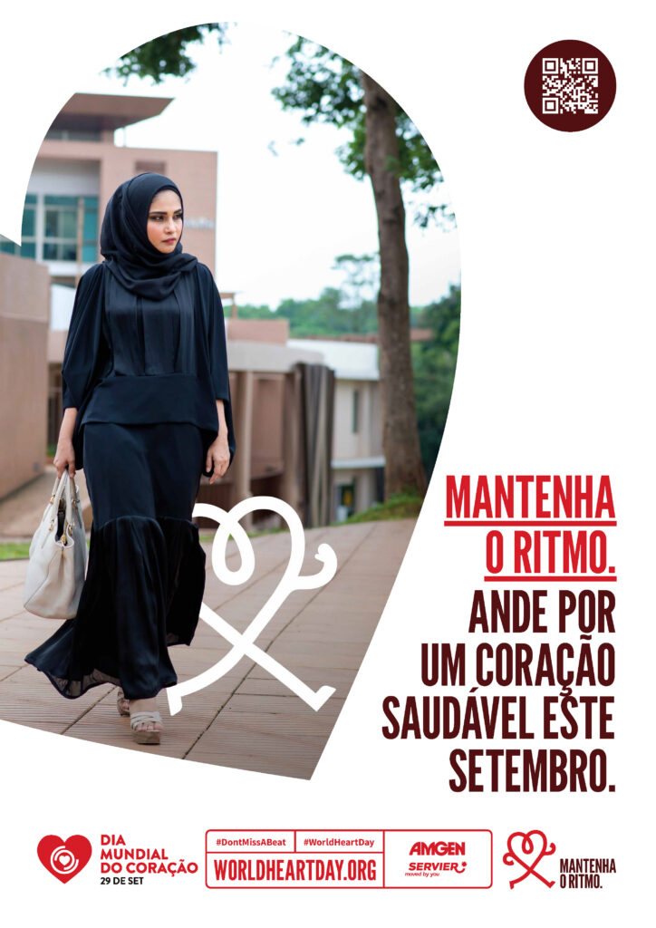 World Heart Day – Don’t Miss a Beat Poster 6 – Portuguese