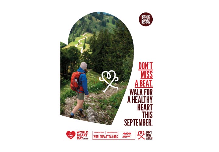 World Heart Day – Don’t Miss a Beat Poster 8
