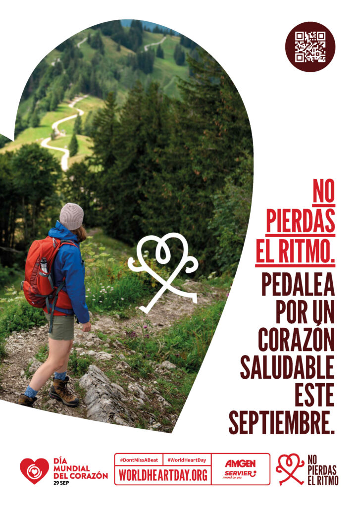 World Heart Day – Don’t Miss a Beat Poster 8 – Spanish (Latin American)