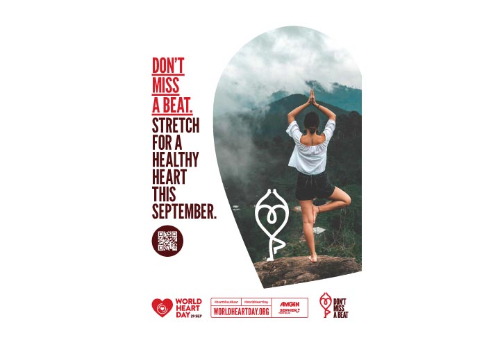 World Heart Day – Don’t Miss a Beat Poster 9