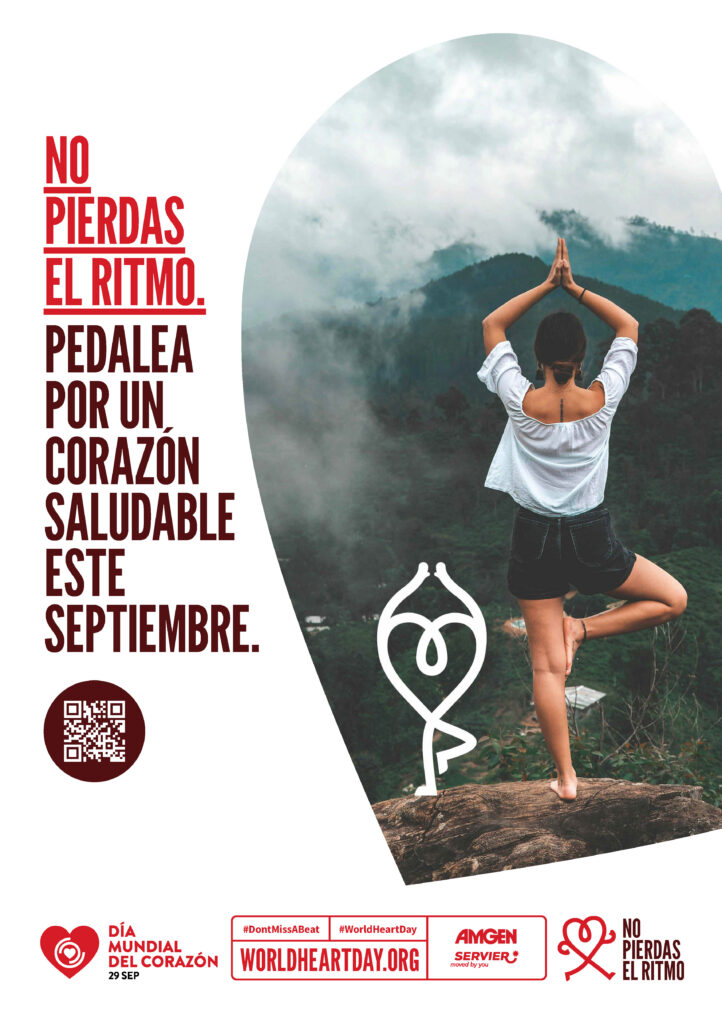 World Heart Day – Don’t Miss a Beat Poster 9 – Spanish (Latin American)