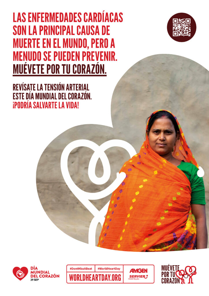 World Heart Day – Heart Health Check Poster 1 – Spanish