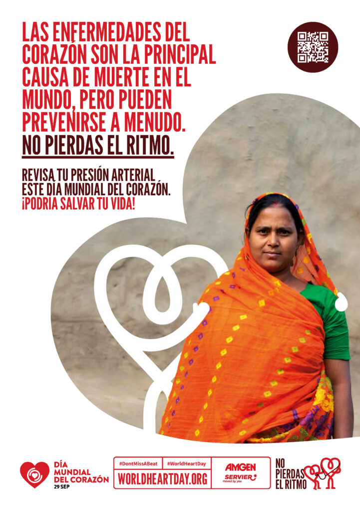 World Heart Day – Heart Health Check Poster 1 – Spanish (Latin American)