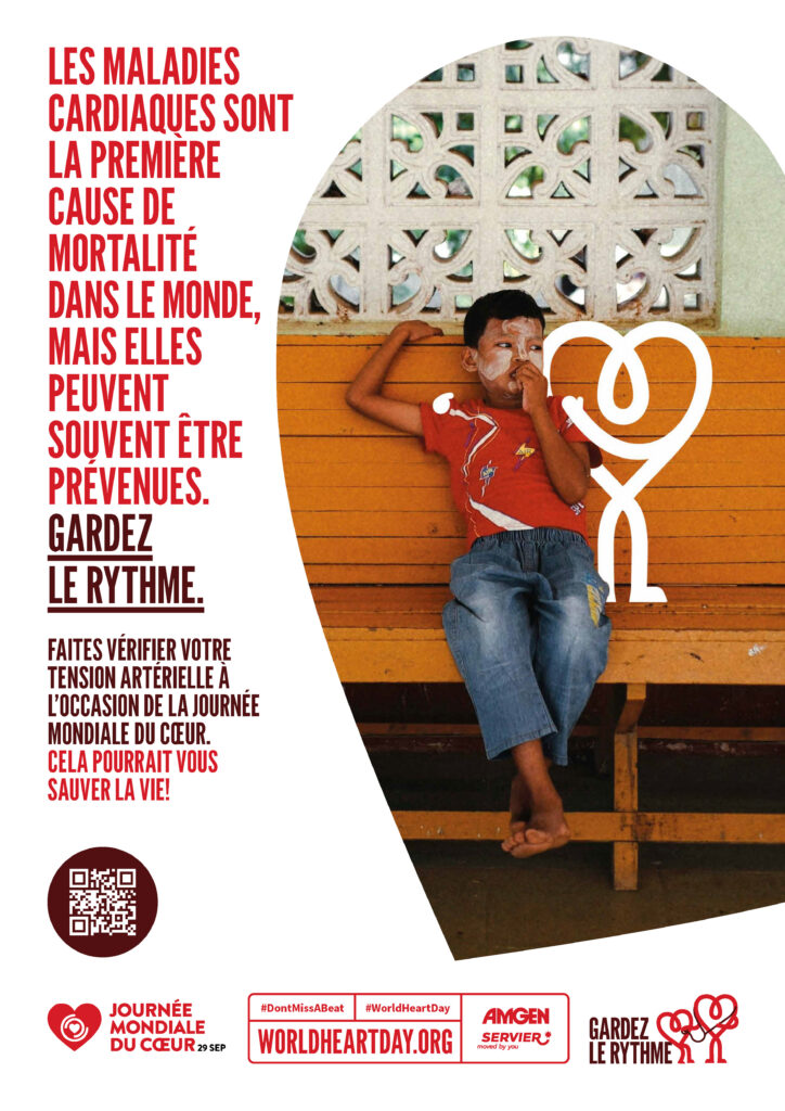 World Heart Day – Heart Health Check Poster 2 – French