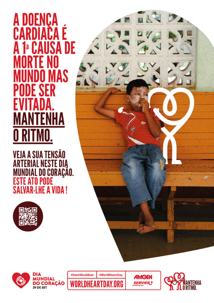 World Heart Day – Heart Health Check Poster 2 – Portuguese