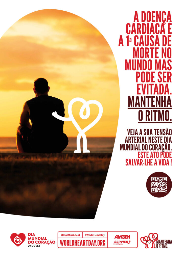 World Heart Day – Heart Health Check Poster 3 – Portuguese